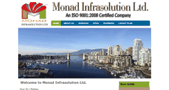 Desktop Screenshot of monadinfra.com